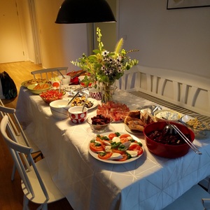 Dinner with a small family - dining experience by Jesper & Pernille in Aarhus, Jutland